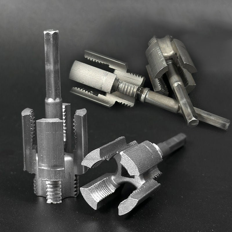 Water pipe inner hole thread opener