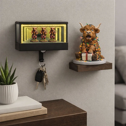 🌈 Infinity LED-Schlüsselanhängerhalter