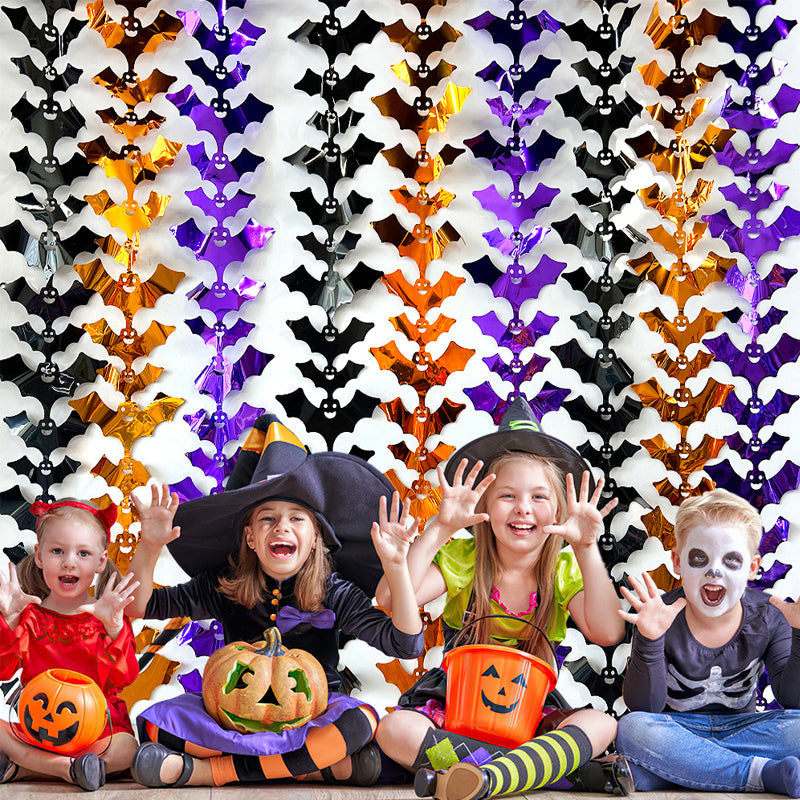 đŠ LĂ€skig fladdrande fladdermusgirlang â VĂ€ck din Halloween till liv!