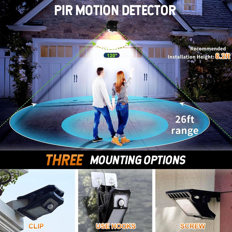 Solar Sensor Clip Light