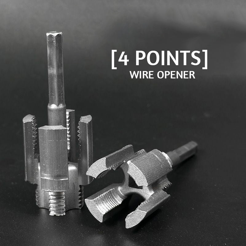 Water pipe inner hole thread opener
