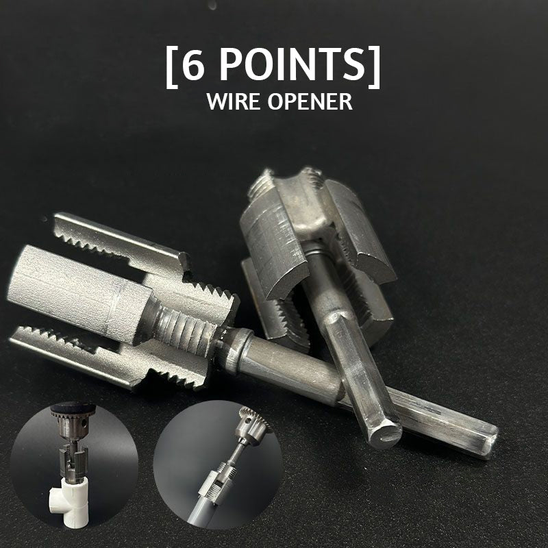Water pipe inner hole thread opener