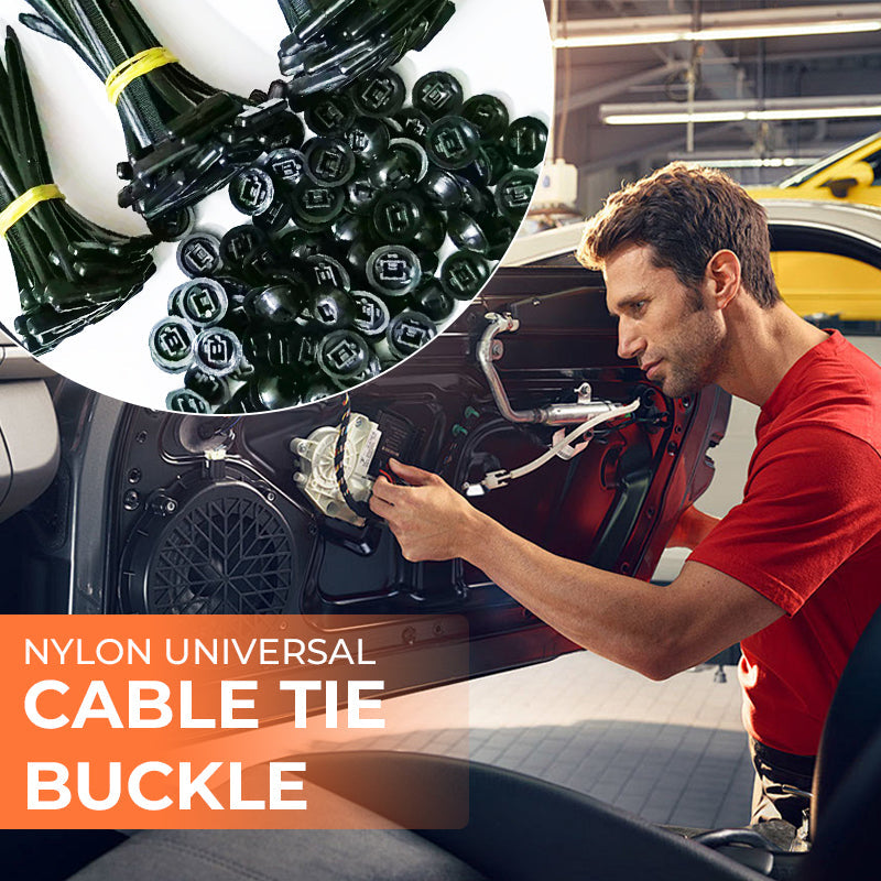 Multifunctional cable tie buckle