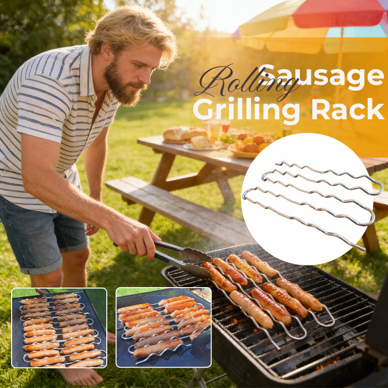 🌭 [Grillmeister-Must-have] Würstchenrolle für den Grill | Nie wieder verbrannte Hotdogs! 🔥✨