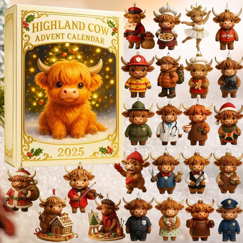 🐮🎄 Highland Cow Adventskalender 2025