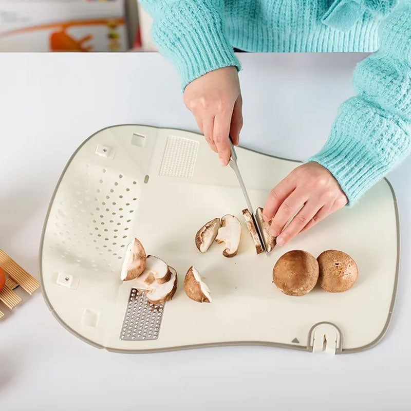 Multifunktionales, faltbares Schneidebrett