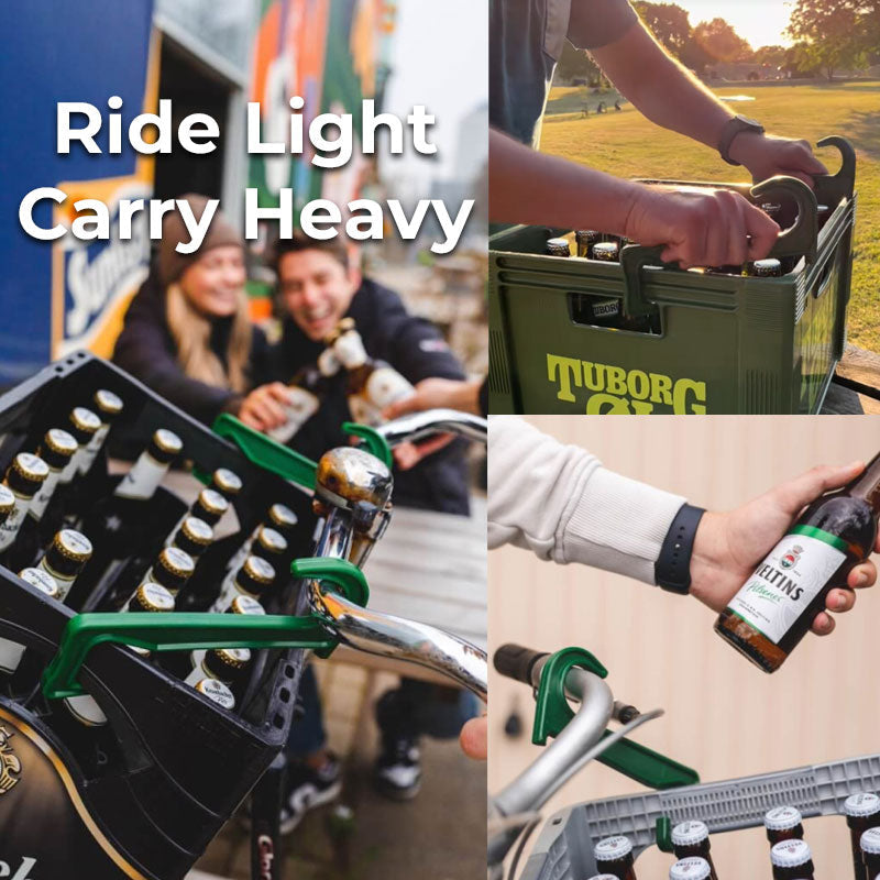 🚲 Der Party-Transporter: Fahrradträgerhaken für Bierkisten