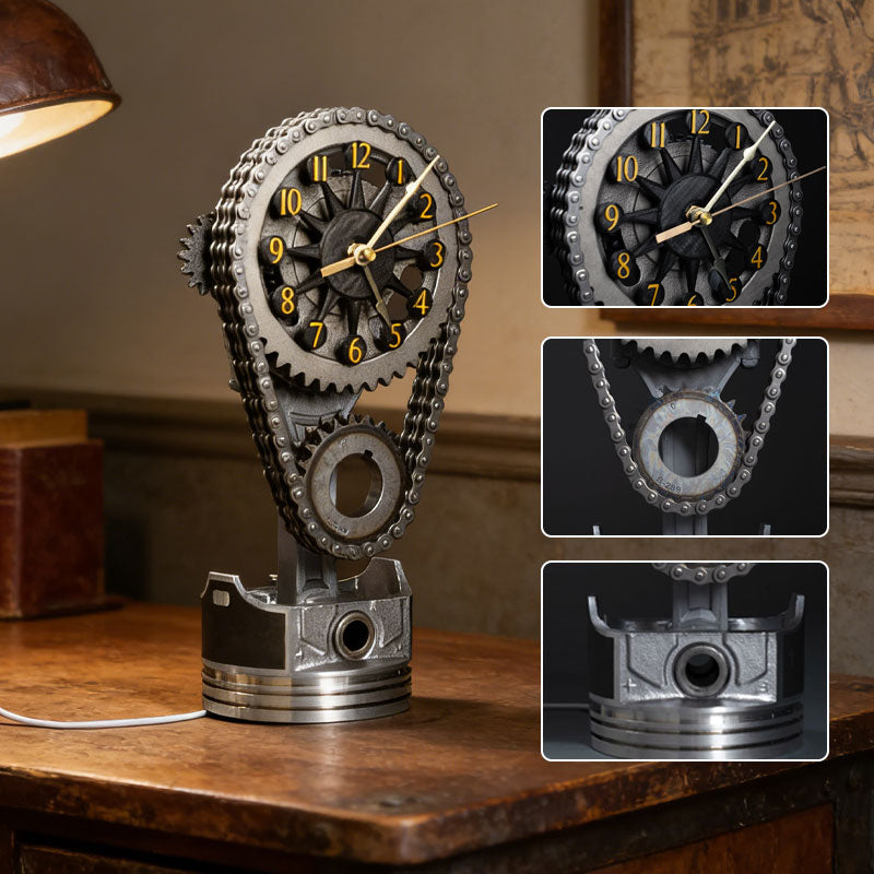 Anhänger mit Zahnraduhr