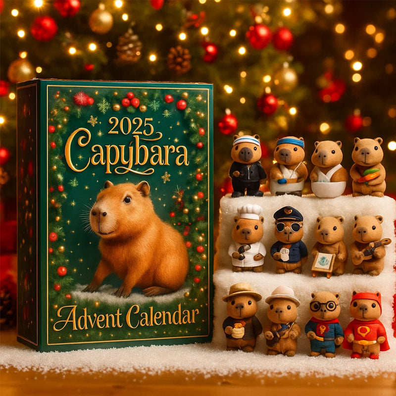 🐾 Capybara-Adventskalender 2025 – 24 Tage voller gemütlicher Überraschungen 🎄✨
