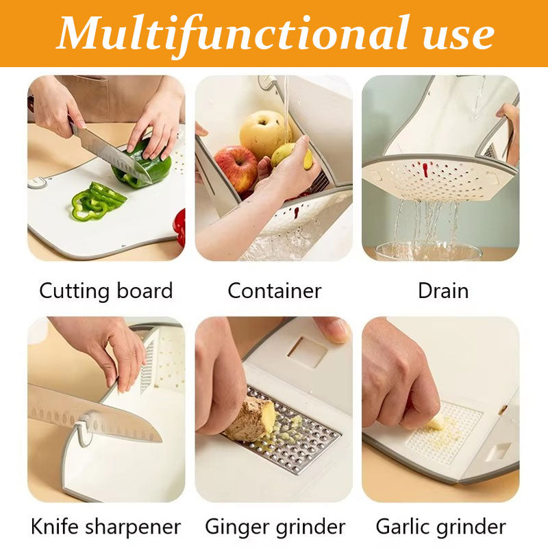 Multifunktionales, faltbares Schneidebrett