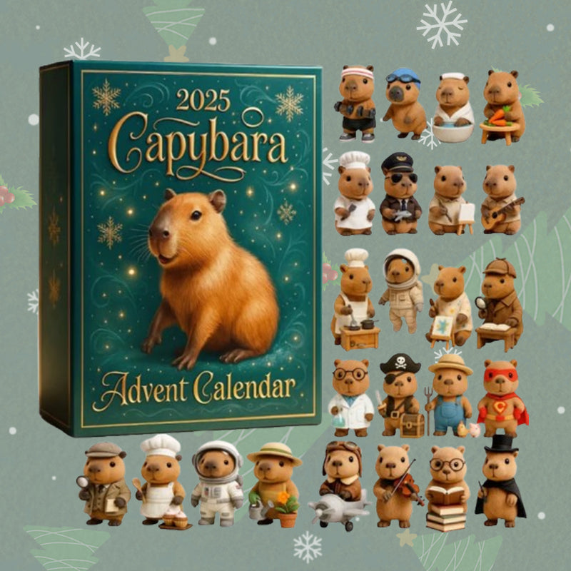 🐾 Capybara-Adventskalender 2025 – 24 Tage voller gemütlicher Überraschungen 🎄✨