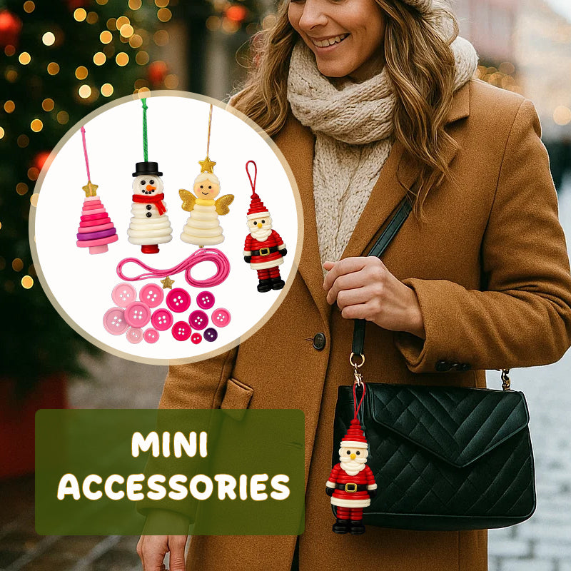 ☃️ DIY-knapp snögubbe ornament kit