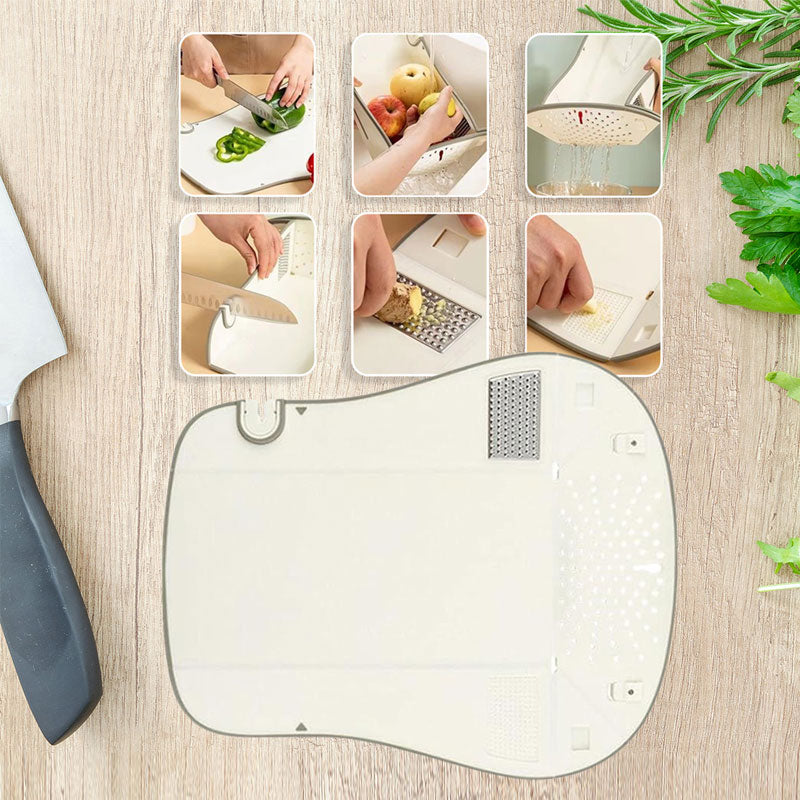 Multifunktionales, faltbares Schneidebrett