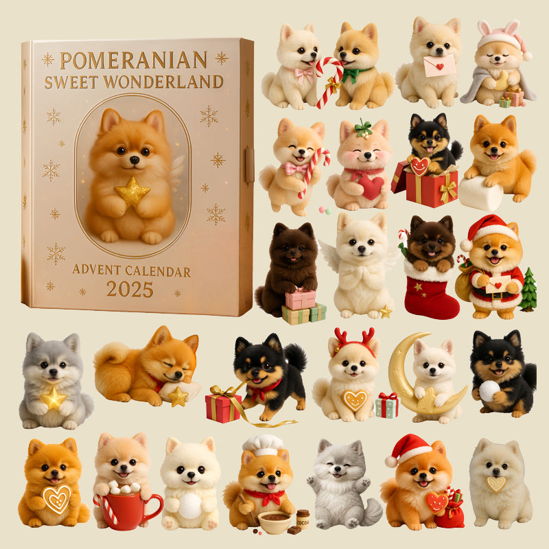 🐾✨ Pomeranian Sweet Wonderland Adventskalender 2025