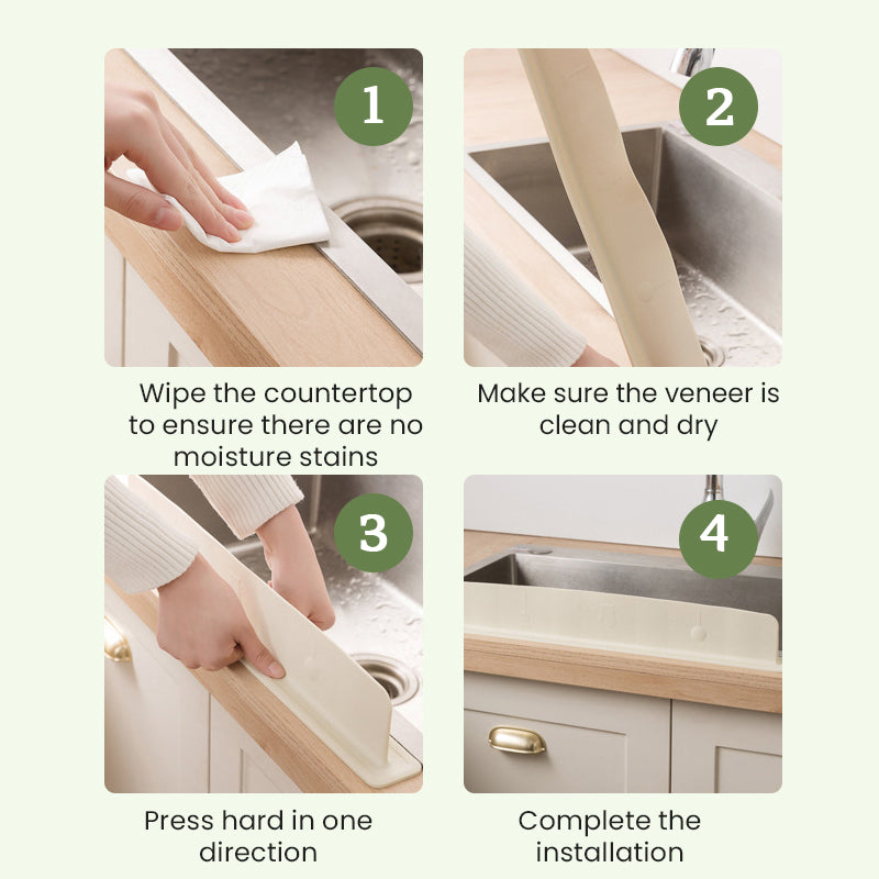 Kitchen Silicone Water Baffle