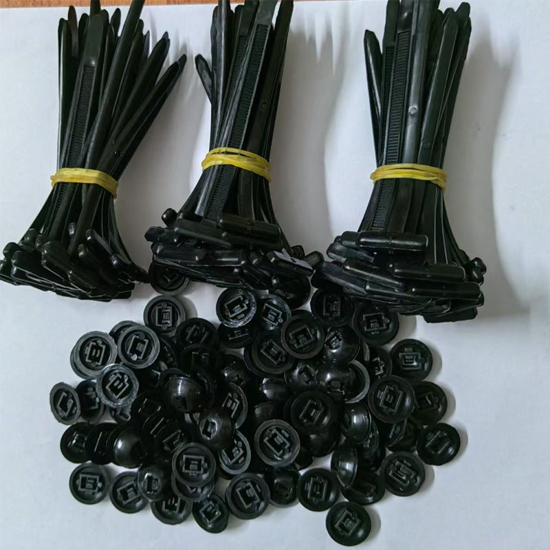 Multifunctional cable tie buckle