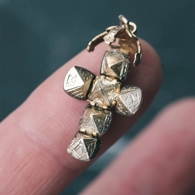 Mini-Freimaurer-Transformationskugel-Anhänger