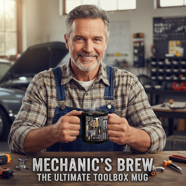 🔧⚡Werkzeugkasten-Becher für Mechaniker🍵
