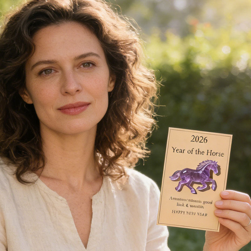 🐎 Kristallsegenkarte für das Jahr des Pferdes 2026